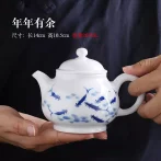 景德鎮陶瓷手繪青花瓷過濾茶壺功夫茶具