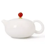 白瓷茶壺中國白羊脂玉瓷小號帶過濾功夫茶具
