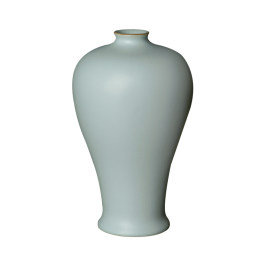 汝窯梅瓶擺件景德鎮大號花瓶陶瓷手工仿古瓷器青瓷中式家居裝飾品